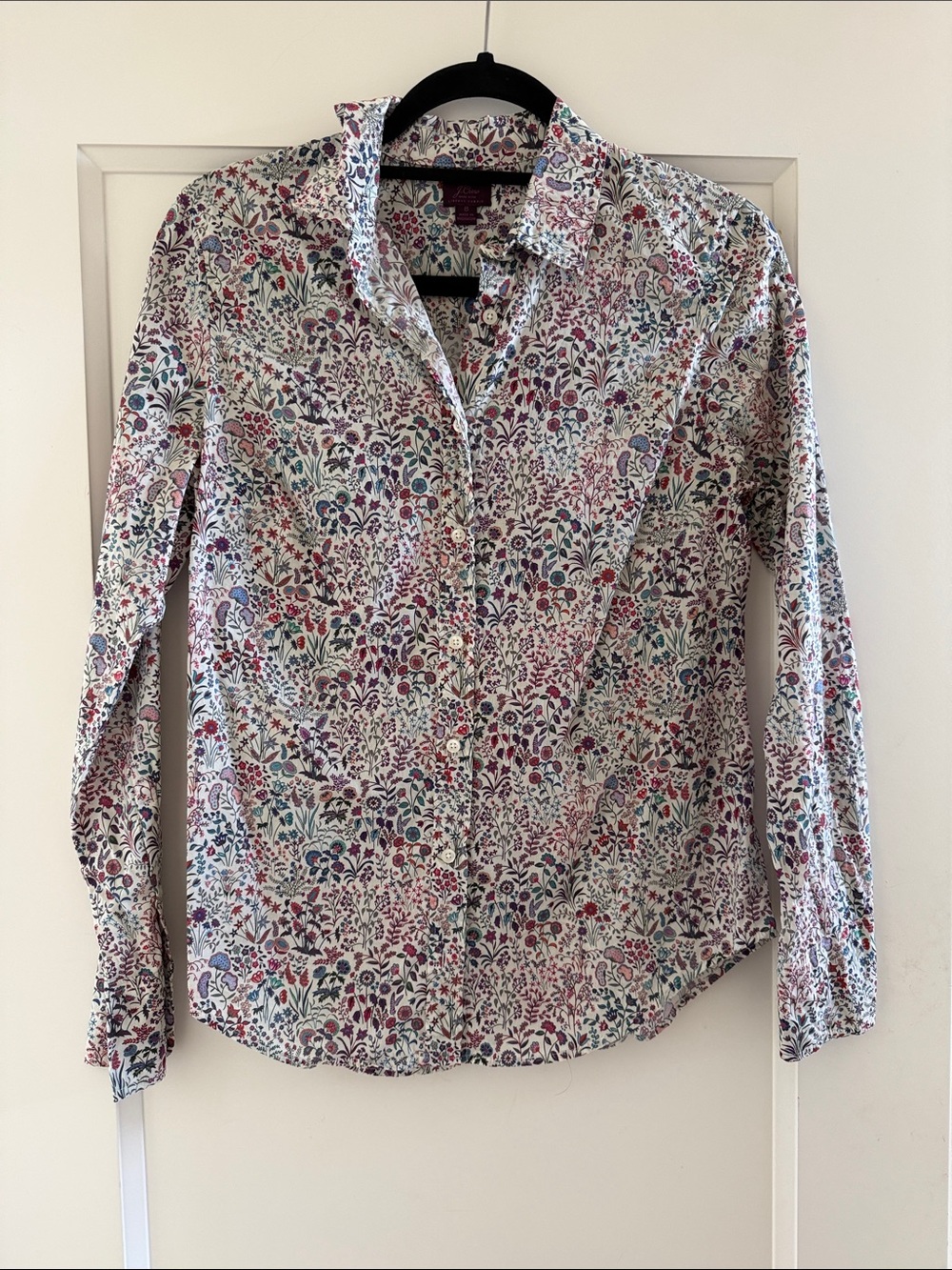 J. Crew Floral Button-Down Shirt